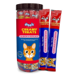 Drools Salmon & Skipjack and Crab & Chicken Creamy Cat Treats Combo Supply