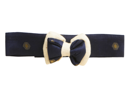 Floof & Co Bow for Dogs (Blue & Cream) Sale