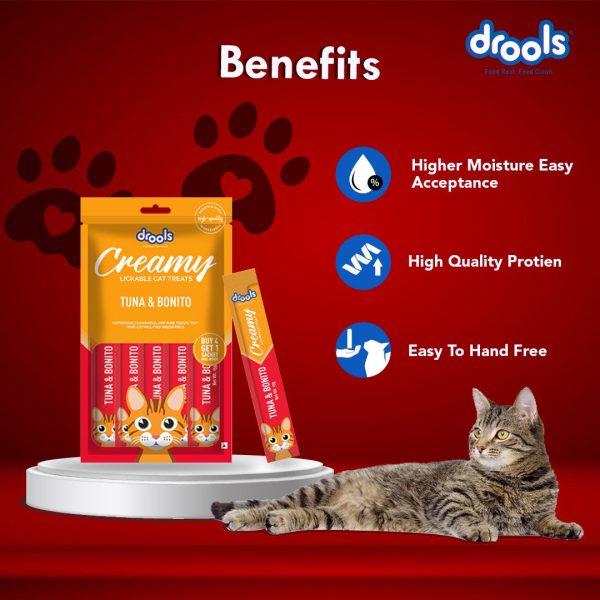 Drools Tuna & Bunito and Crab & Chicken Creamy Cat Treats Combo Online