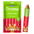 Drools Crab & Chicken and Real Chicken Creamy Cat Treats Combo For Discount