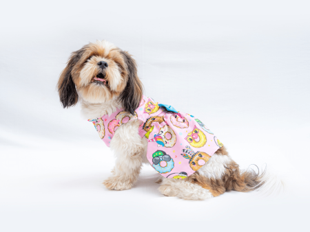 Pawgypets Donut Casual Dress for Dogs and Cats For Cheap