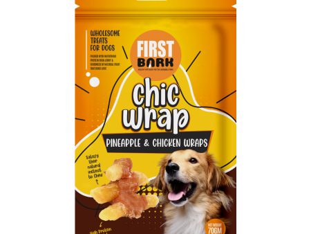 First Bark Pineapple & Chicken Wrap Dog Treats Hot on Sale