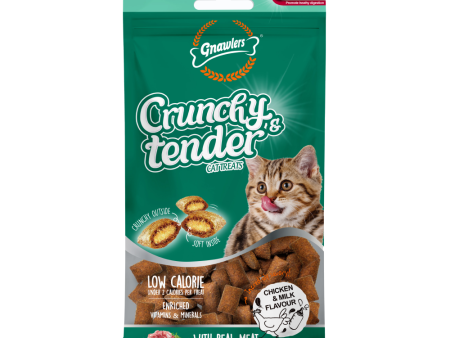 Gnawlers Crunchy Tender Chicken & Milk Cat Treats Online