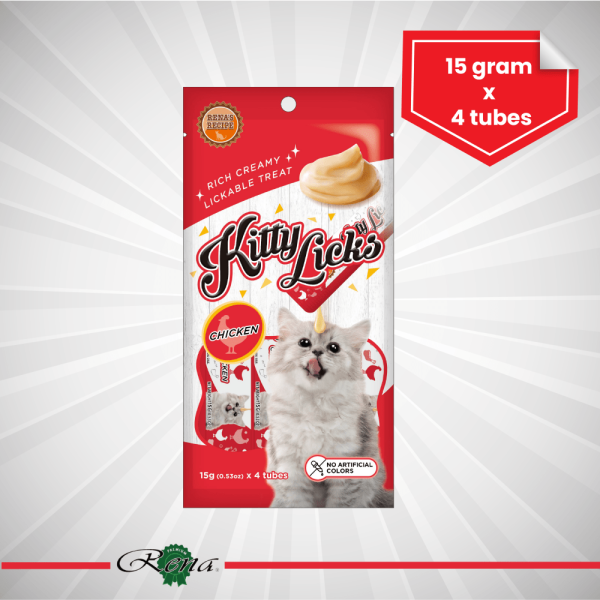 Kitty Licks Chicken Flavour and Tuna Cat Treats Combo Sale