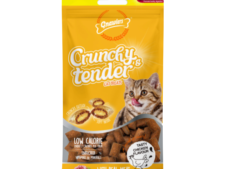 Gnawlers Crunchy Chicken Tender Cat Treats Discount