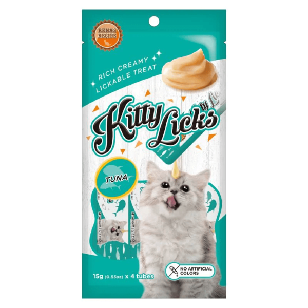 Kitty Licks Tuna and Tuna Salmon Cat Treats Combo Discount