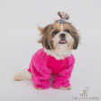 The Papaw Cartel Wrap In Fur Tshirt for Dogs (Hot Pink) For Cheap