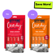 Kitty Yums Real Chicken and Crab & Chicken Creamy Cat Treats Combo Online Sale