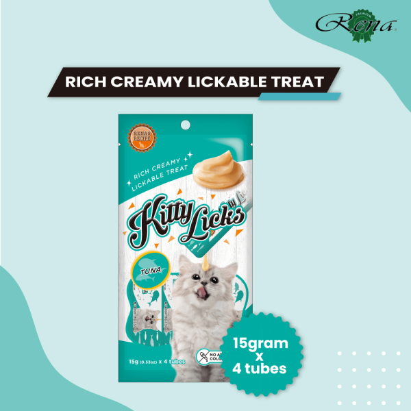 Kitty Licks Tuna and Tuna Salmon Cat Treats Combo Discount