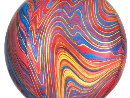 Colourful Marblez Orbz Foil Balloon Discount