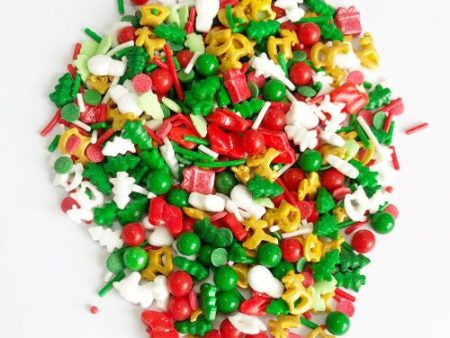 Reindeer & Trees Mix Sprinkles 80g Online Hot Sale