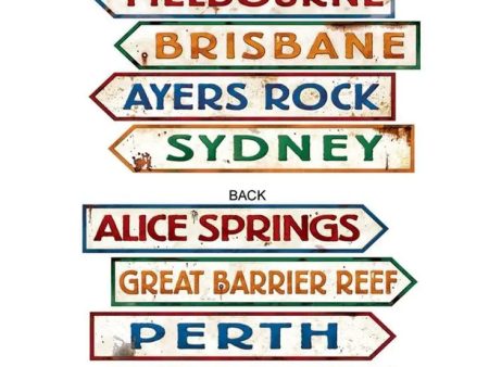 Australian Street Signs Decorations For Sale