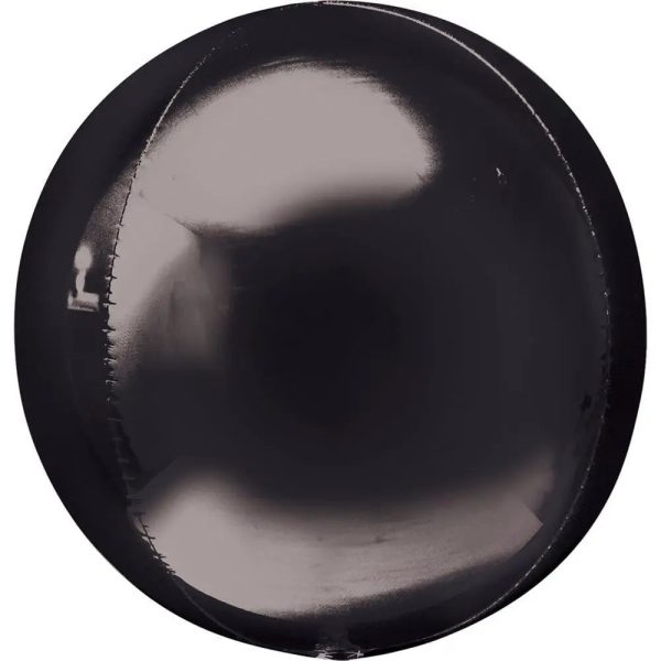 Black Orbz Foil Balloon on Sale