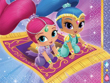 Shimmer and Shine Napkins - Lunch 16 Pkt Online Hot Sale