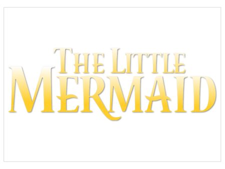 The Little Mermaid 1989 Logo A5 Edible Icon Online Sale