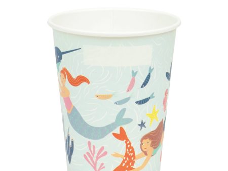 Make Waves Mermaid Cups - 8 Pkt Supply