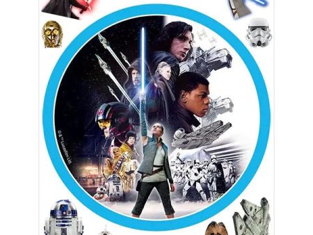 Star Wars VIII Edible Cake Image with FREE Edible Icons Sale