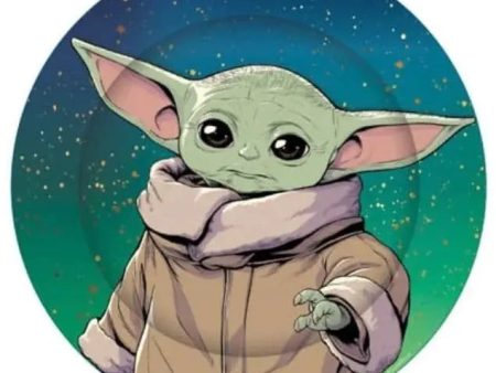 Baby Yoda Plates - Dinner 8 Pkt on Sale