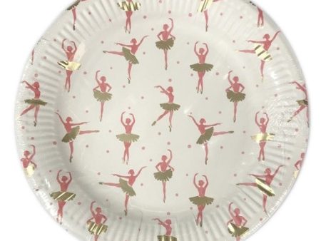 Ballerina Plates - Dinner 12 Pkt Supply