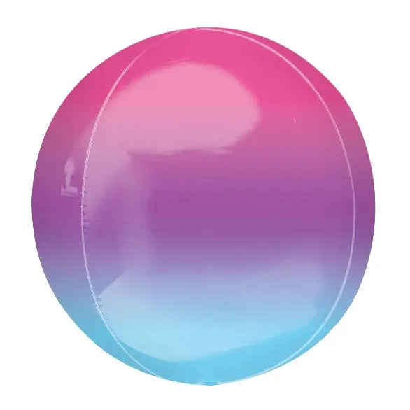 Ombre Purple Blue Orbz Foil Balloon Online now