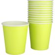 Neon Chartreuse Cups - 12 Pkt Cheap