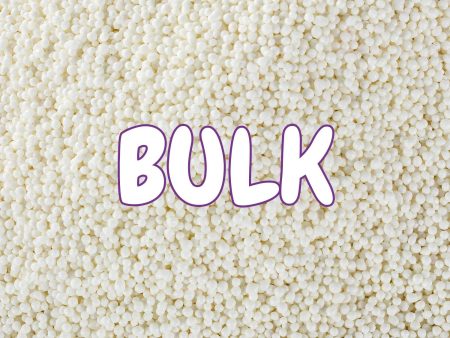 BULK White Nonpareils Sprinkles - 1kg For Sale