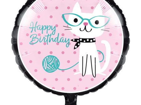 Purrfect Cat Party Foil Balloon Fashion