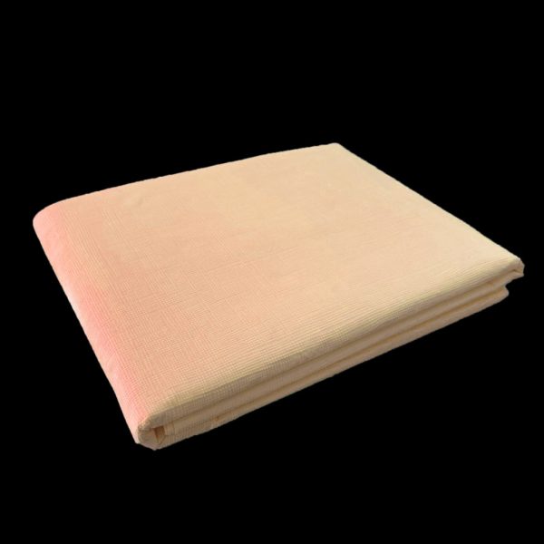 Five Star Pastel Peach Luxe Paper Rectangle Tablecover For Sale