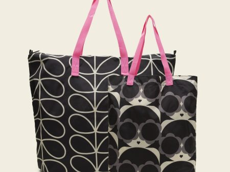 2 Pack Packaway Bags - Lola Black on Sale