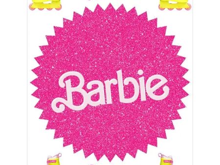 Barbie Round Edible Cake Image with FREE Edible Icons Online Hot Sale