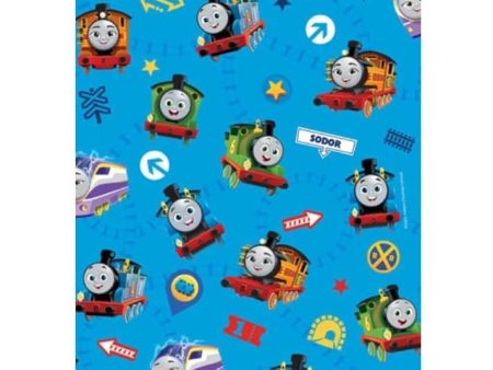 Thomas the Tank Engine Folded Gift Wrap For Discount