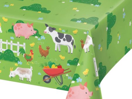 Farm Animals Paper Tablecover Sale