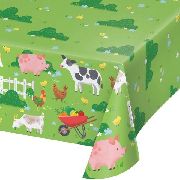 Farm Animals Paper Tablecover Sale