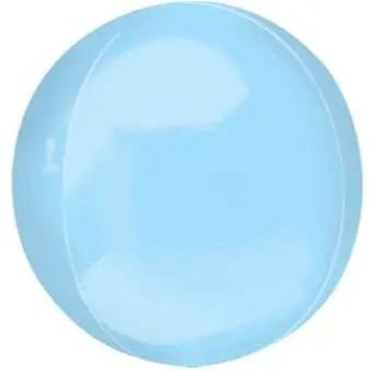 Pastel Blue Orbz Foil Balloon Online