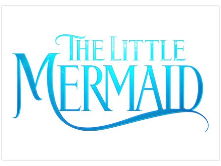 The Little Mermaid 2023 Logo A5 Edible Icon on Sale