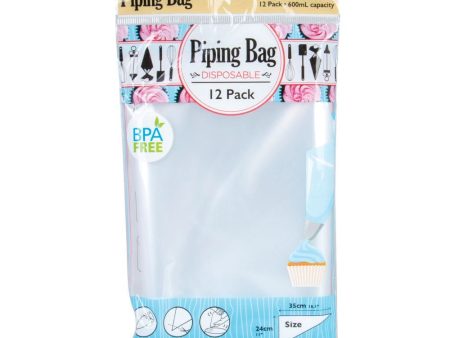 Disposable Piping Bags - 12 Pkt Cheap