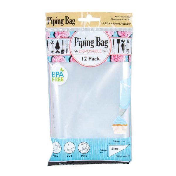 Disposable Piping Bags - 12 Pkt Cheap