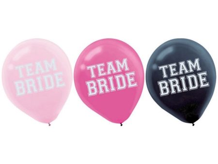 Team Bride Balloons - 15 Pkt Online Sale