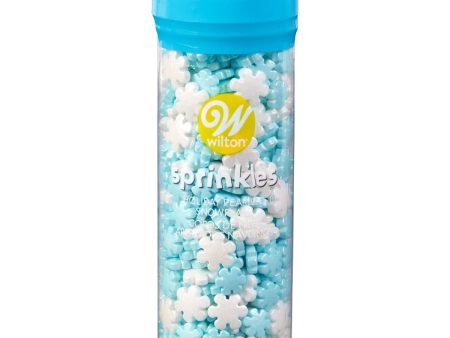 Wilton Pearlised Snowflakes Sprinkles - 113g Online Sale