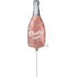 Cheers Rose Mini Foil Balloon For Cheap