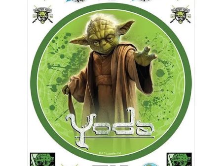 Stars Wars Yoda Edible Cake Image with FREE Edible Icons For Sale