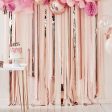 Ginger Ray Pink and Rose Gold Streamers Backdrop Kit Online Hot Sale