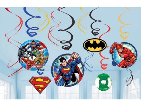 Justice League Hanging Swirl Decorations For Sale