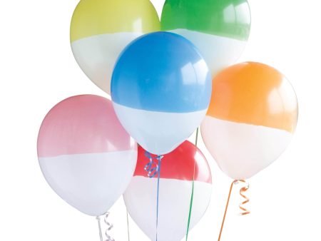 Two Tone Balloons - 6 Pkt Supply