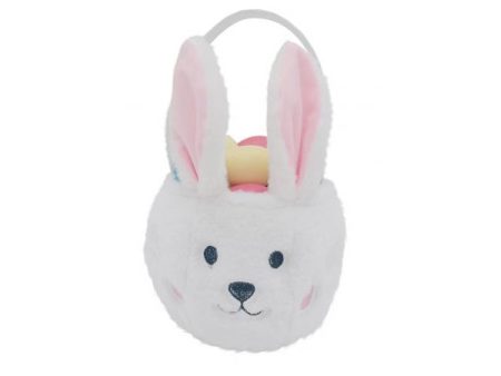 Plush Bunny Easter Basket Discount