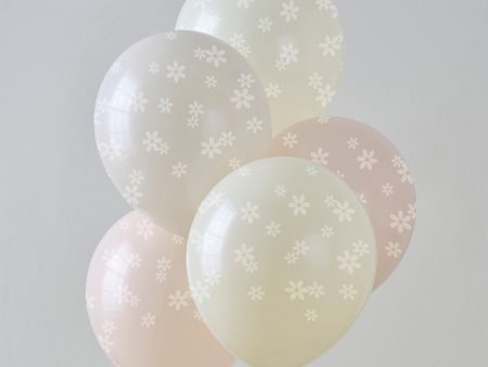 Ginger Ray Ditsy Daisy Balloons - 5 pack Online