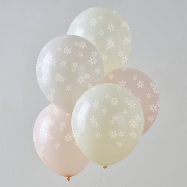 Ginger Ray Ditsy Daisy Balloons - 5 pack Online