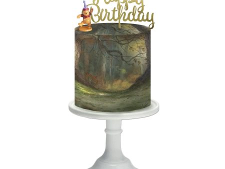 Winnie the Pooh 100 Acre Woods Edible Cake Wrap on Sale