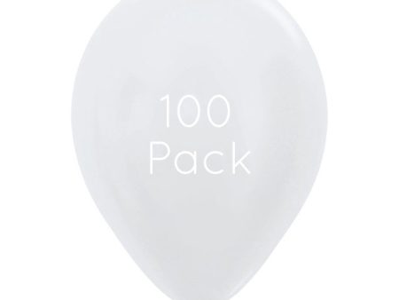 Satin White Balloons - 100 Pkt For Cheap