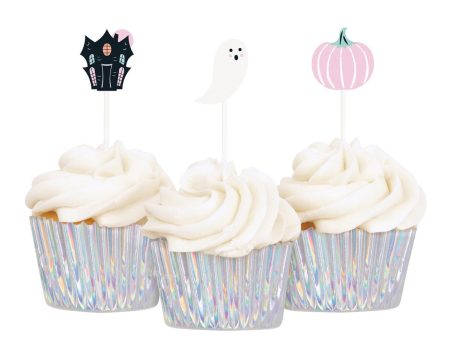 Pastel Hauntings Cupcake Kit - 24 Pcs Discount